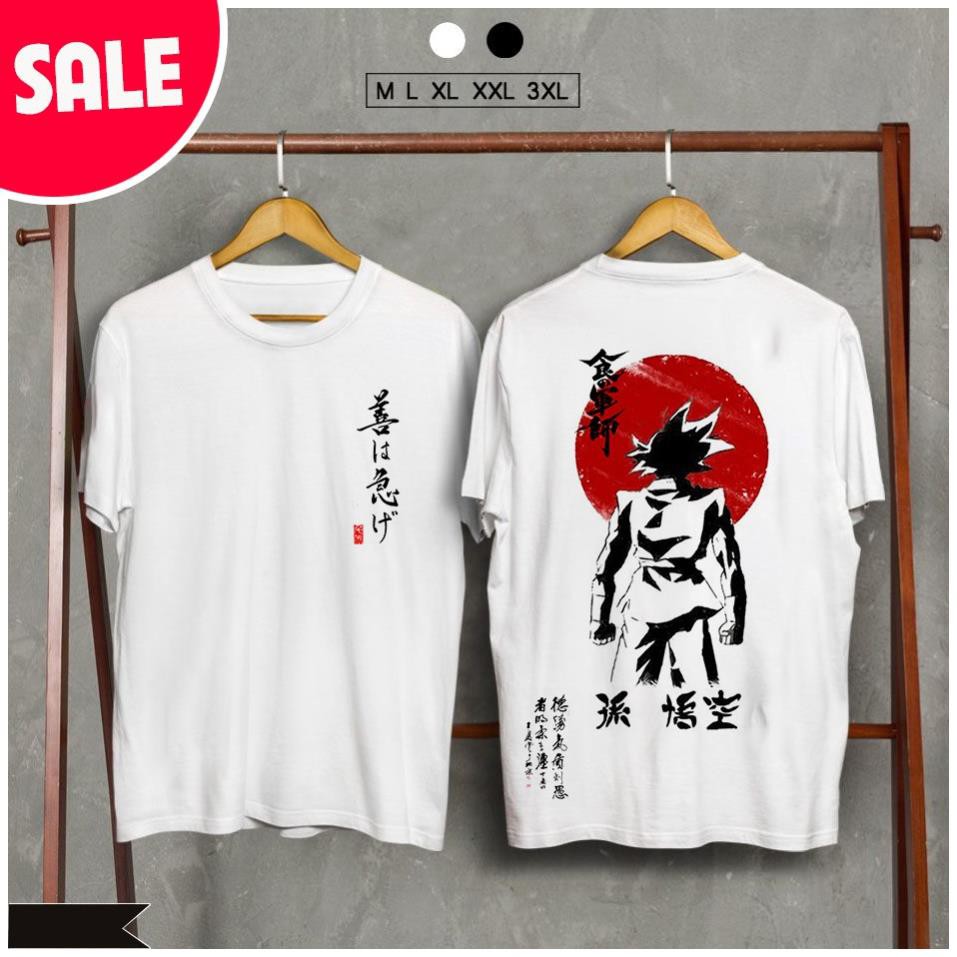 🔥HOT🔥 áo thun Unisex in hình Goku đẹp - áo phông Bảy viên ngọc rồng cực chất