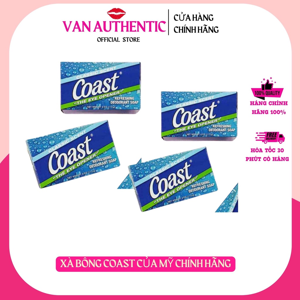 Xà Phòng Coast Chính Hãng Mỹ 113gr - New