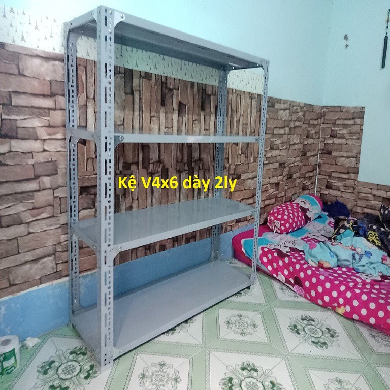 Cây 60cm-Sắt V Lỗ 4x6cm dày 2 ly