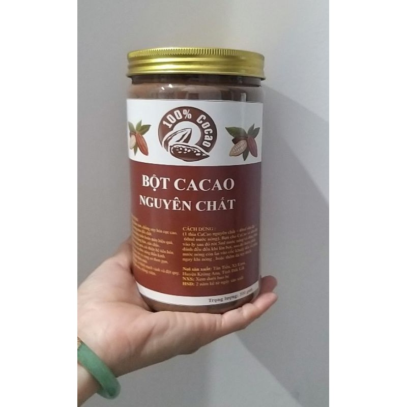 Bột Cacao Giảm Cân Nguyên Chất Daklak Không Đường Galaxy Coffee 500gr, 1 túi 500gr