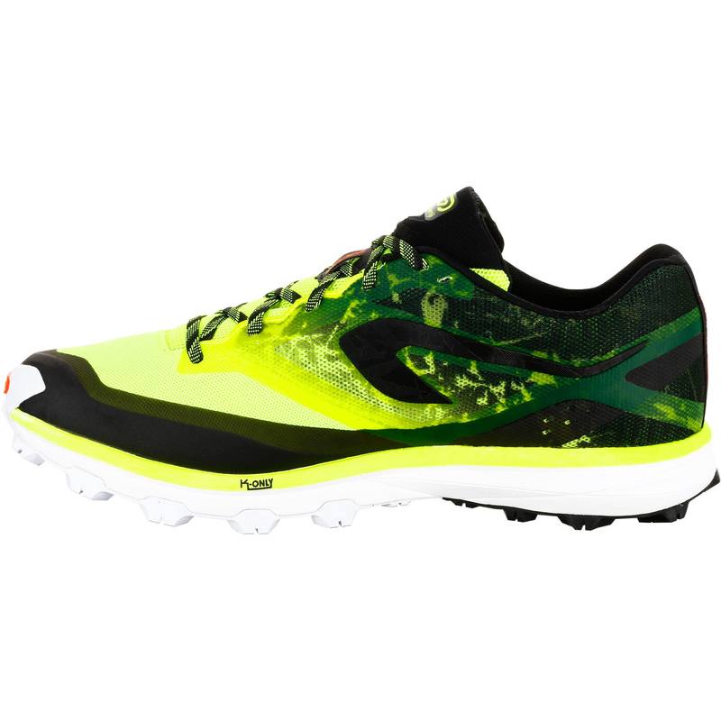 Giày chạy bộ địa hình Decathlon EVADICT Kiprace Trail 4 cho nam - Vàng/ Đen size UK 9.5 - EU 44