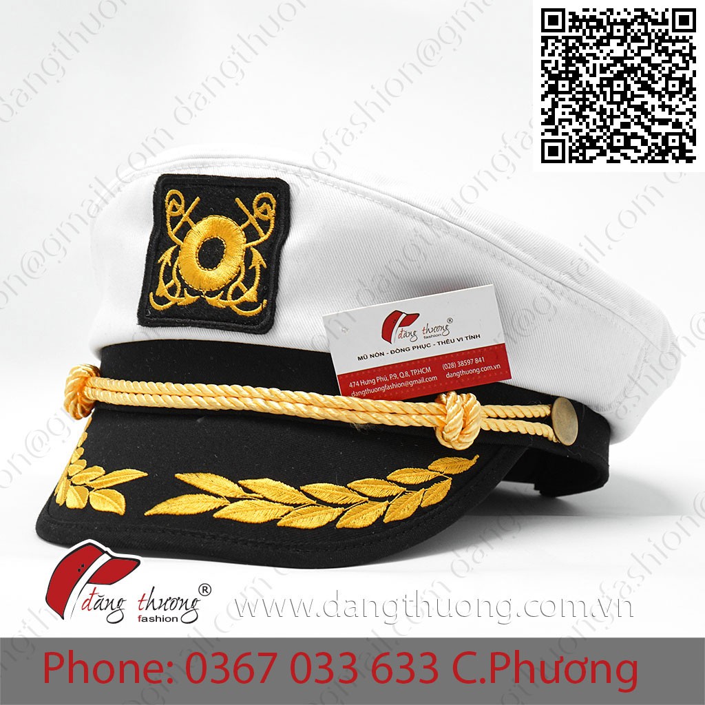 Mũ nón thủy thủ thuyền trường thời trang Mỹ Sailor Cap