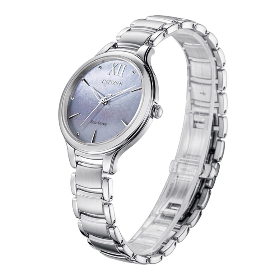 Đồng Hồ Nữ Citizen Dây Thép Không Gỉ EM0550-83N - Mặt Xà Cừ
