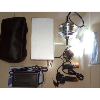 BỘ THIẾT BỊ CƠ BẢN TỰ CHẾ XE ĐẠP THƯỜNG THÀNH XE ĐẠP ĐIỆN 24V 250W LẮP BÁNH SAU HIỆU XOFO- HÀNG XUẤT CHÂU ÂU