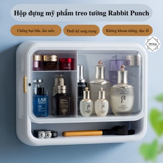 Hộp đựng, bảo quản mỹ phẩm gắn tường chống bụi bẩn, ẩm mốc