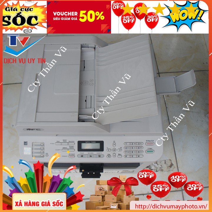 Máy in cũ đa năng Brother MFC 7360 máy đẹp đầy đủ tính năng in photocopy scan ADF