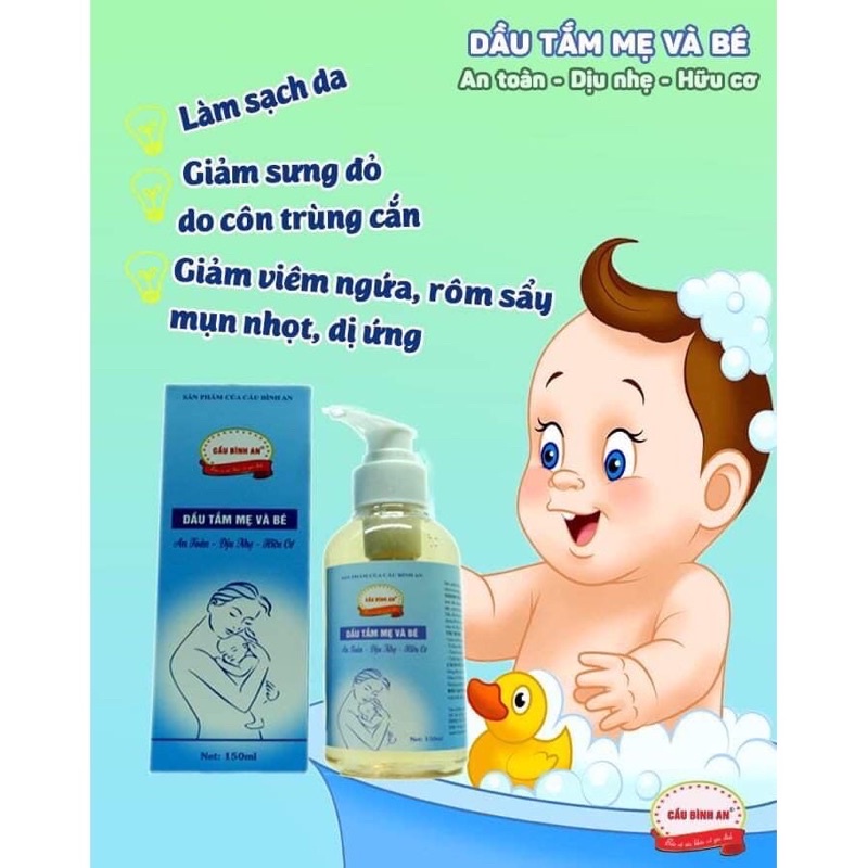 Dầu tắm mẹ và bé Cầu Bình An 550ml