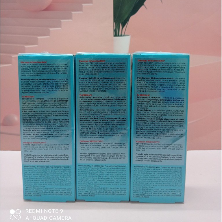 Lăn ngừa mụn Clean Your Skin Eveline 18ML | BigBuy360 - bigbuy360.vn