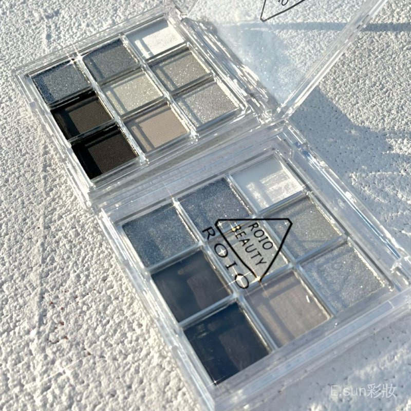 Bảng Phấn Mắt Roio Màu Khói Đậm Phong Cách Âu Mỹ Ánh Ngọc Trai Lấp Lánh | BigBuy360 - bigbuy360.vn