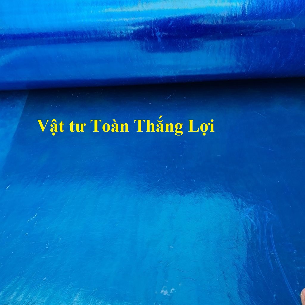 Khổ cao 1m ( dài từ 2m đến 10m x dày 8dem ) Tôn nhựa lấy ánh sáng che nắng mưa màu Xanh/ màu Trắng