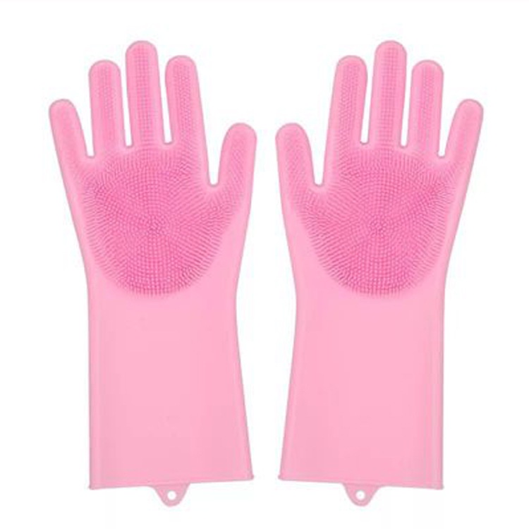 Găng Tay Silicon Rửa Bát Tạo Bọt Thông Minh Đa Năng
