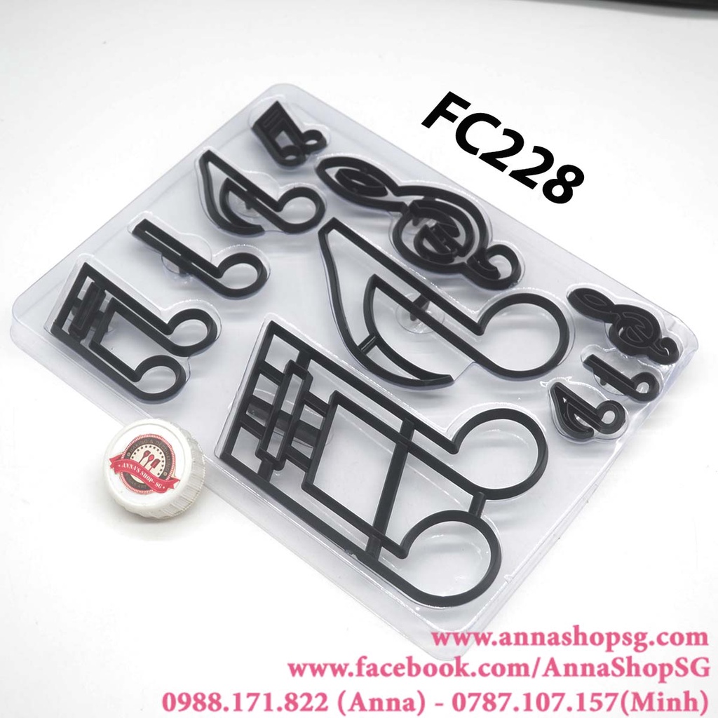 BỘ KHUÔN CẮT HÌNH NỐT NHẠC FC228
