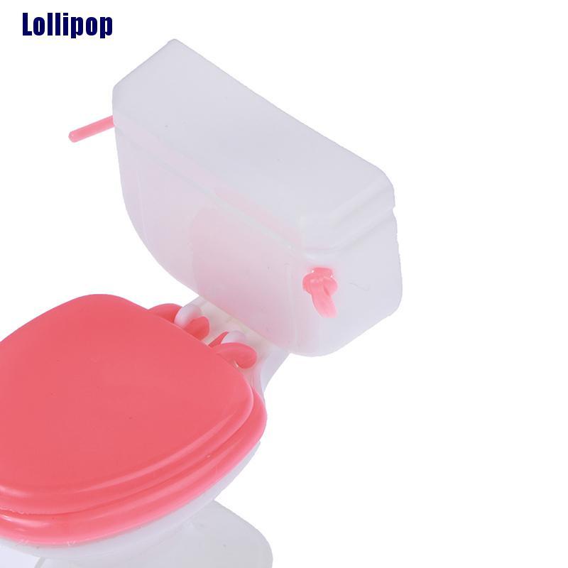 Bồn cầu mini dùng trang trí nhà búp bê