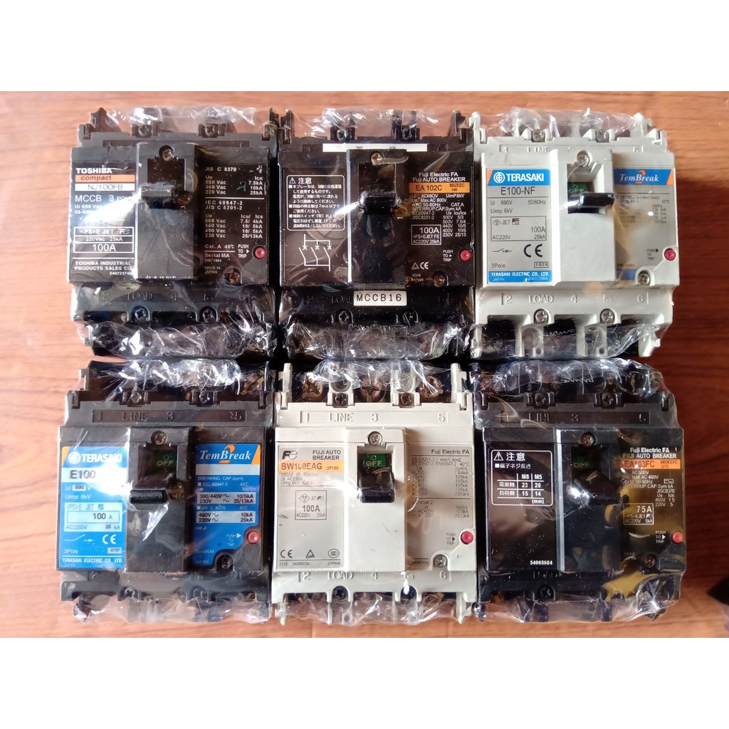 CB 3 PHA NHẬT 60A 75A 100A 380V