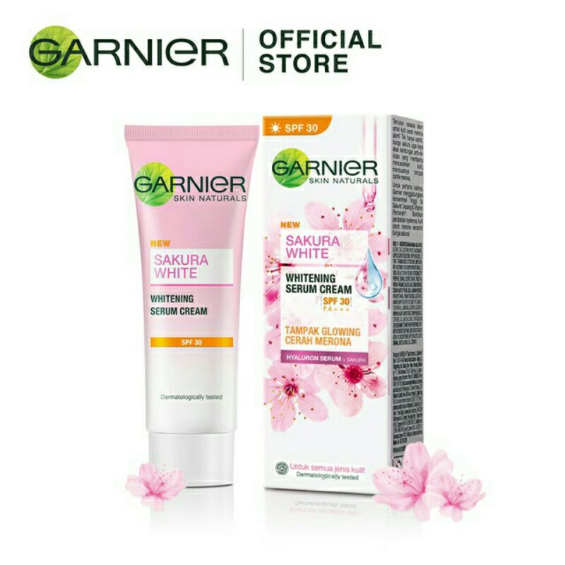 (Hàng Mới Về) Kem Dưỡng Trắng Da Thương Hiệu Garnier Sakura