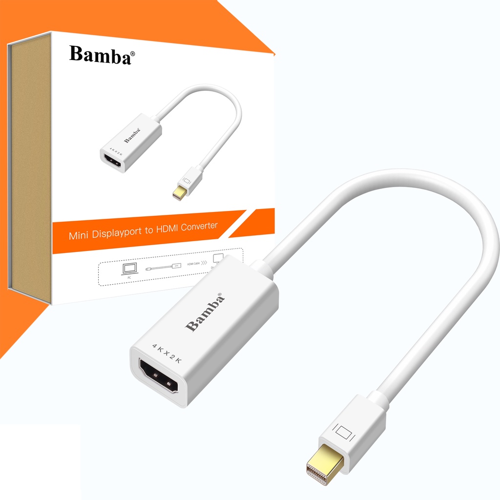 CÁP CHUYỂN MINI DISPLAY PORT RA HDMI BAMBA - HDMI ĐẦU CÁI