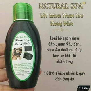 GEL LỘT MỤN THAN TRE VÀ RONG BIỂN NATURAL SPA