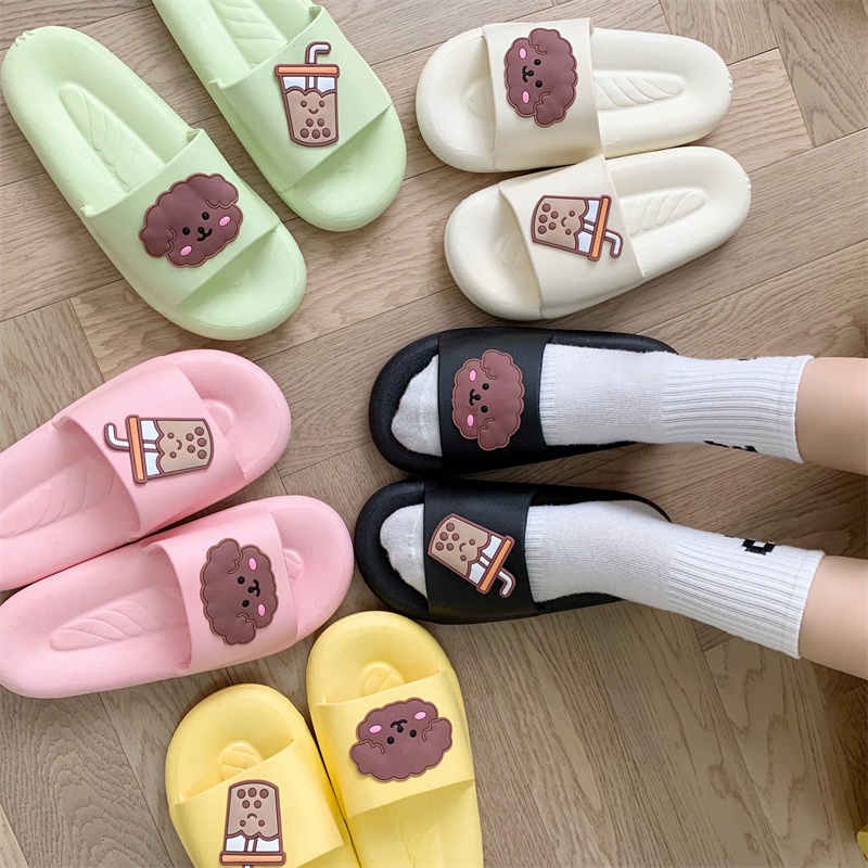 JY501-C3   -dép bánh mì đúc liền đế dày dặn chống trơn