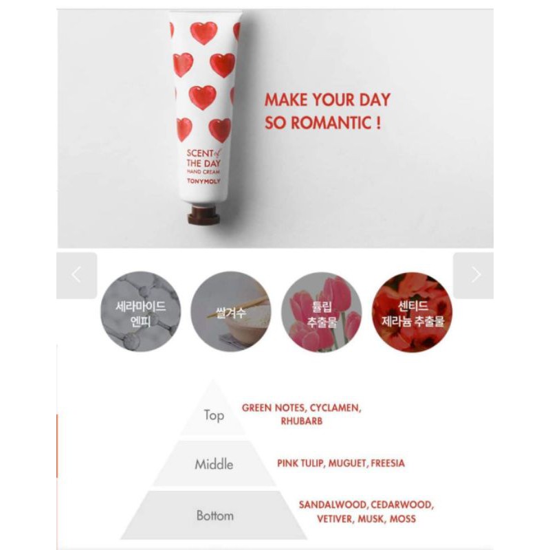 Kem tay Scent The day