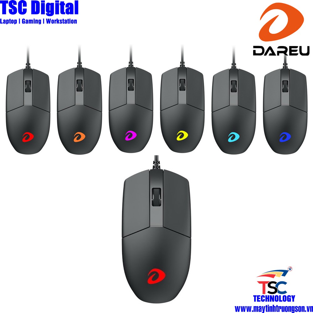 Chuột DAREU LM130 LM066 Gaming (USB) | Chính Hãng