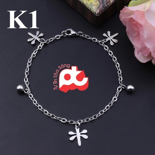 Lắc tay / chân inox dễ thương 9