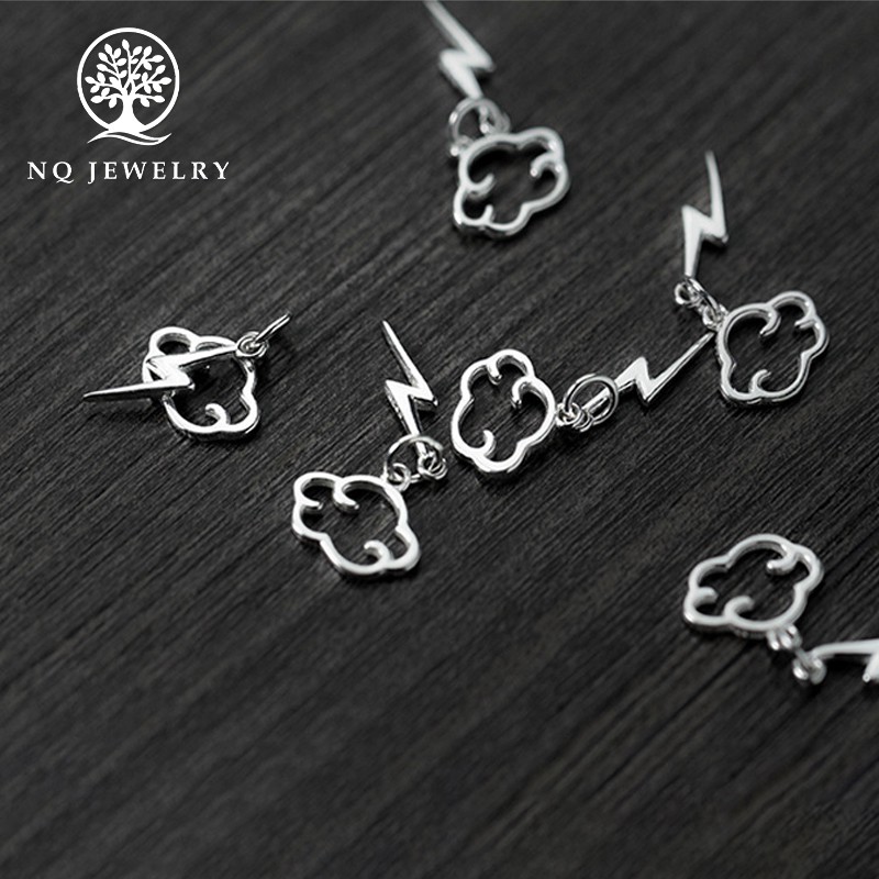 Mặt dây chuyền bạc đám mây sét - NQ Jewelry