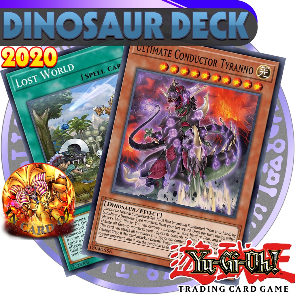 Deck Bài Dinosaur Verison 2020 [Bài in Yugioh Cao Cấp Cán Màng 2 Mặt]