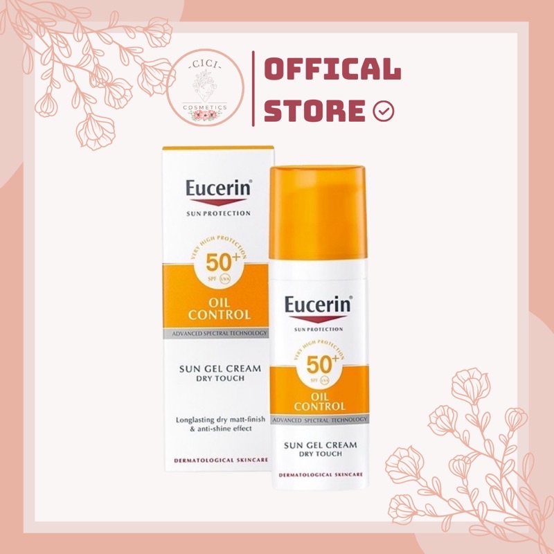 Kem chống nắng Eucerin Sun Gel-Creme Oil Control Dry Touch SPF 50