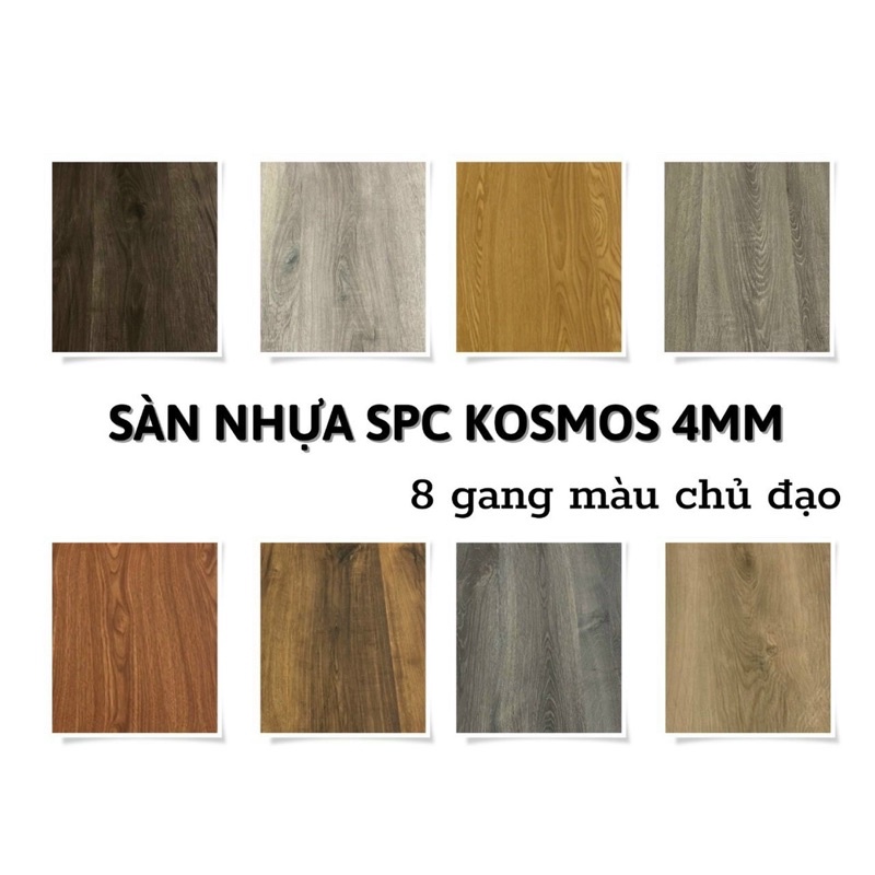 Sàn Nhựa Kosmos SPC 4ly và 6ly