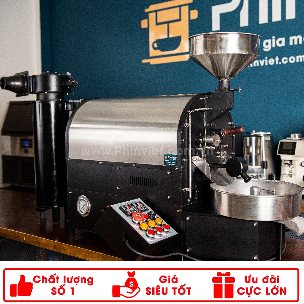 Máy rang cà phê mini Rostar Roaster 1.5kg cho quán