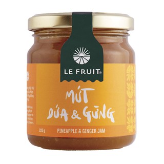 Mứt dứa & gừng từ trái cây tươi le fruit 225g