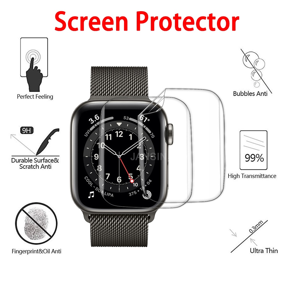 Miếng dán bảo vệ màn hình chất lượng cao cho đồng hồ Apple Watch 40 / 44mm Series 6 Se