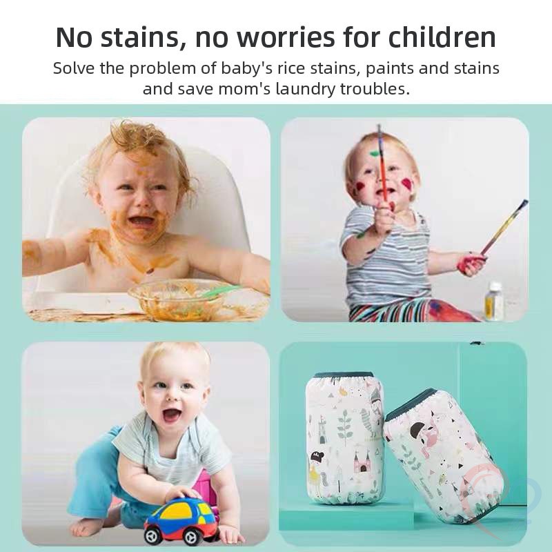 Găng Tay Cotton Mềm Mại Co Giãn Chống Gió Chống Nước Chống Bẩn Thoải Mái Cho Bé Trai Và Bé Gái