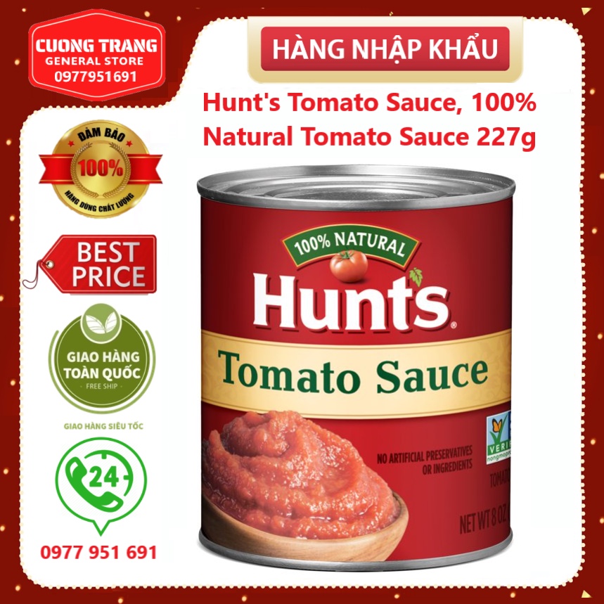 Cà chua sauce Hunt's Tomato Sauce 227g