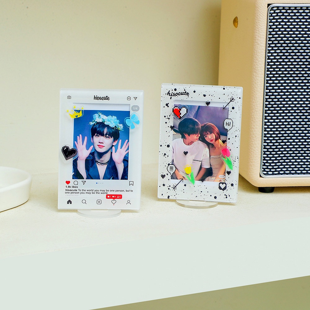 Khung Ảnh Bằng Acrylic Trong Suốt Đơn Giản Phong Cách Hàn Quốc Đứng