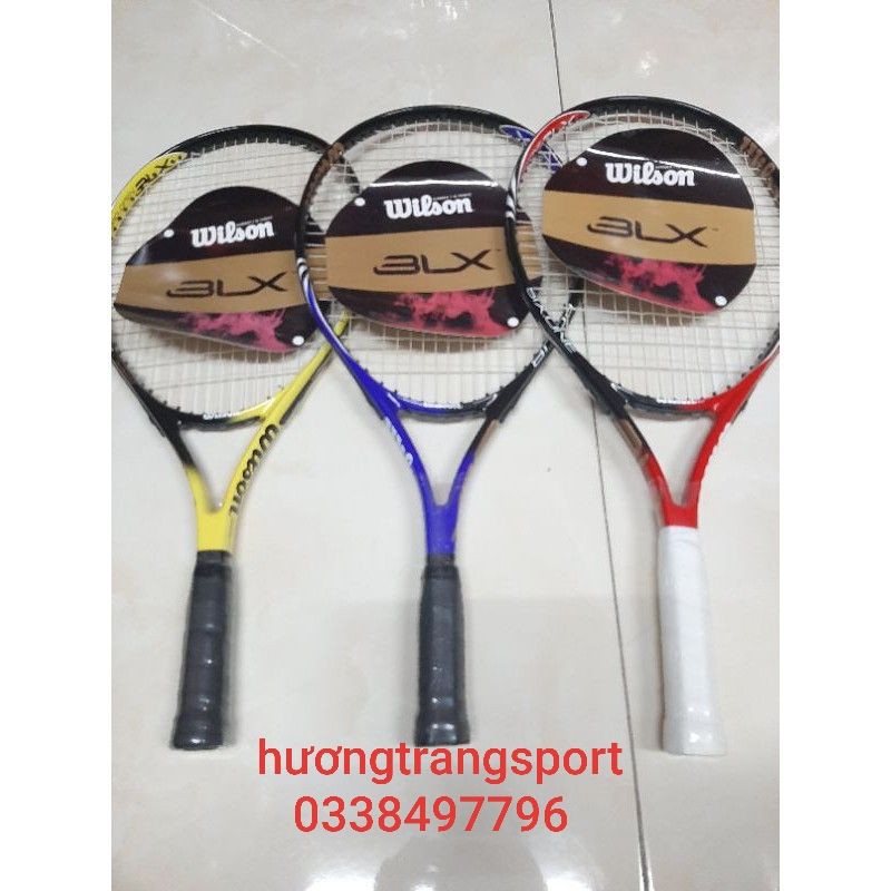 vợt tennis trẻ em tập luyện (cán 23,25)tặng kèm cuốn cán +túi