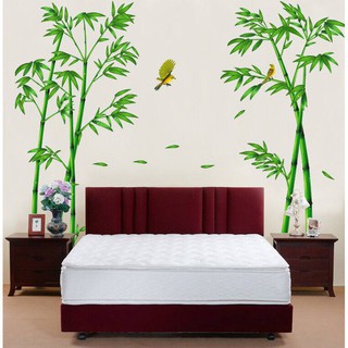 Decal dán tường Tre xanh