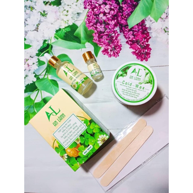 Combo wax lông mỡ trăn dược liệu an lành