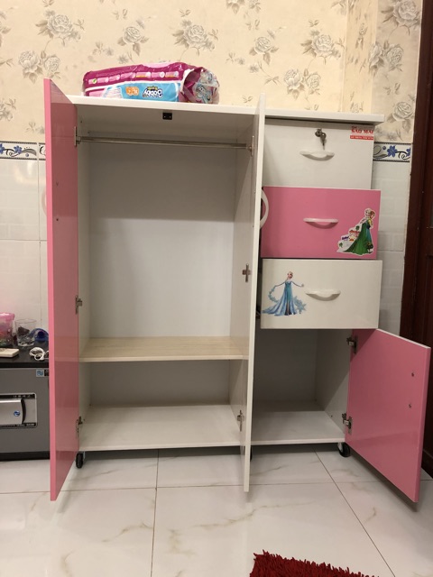 Tủ quần áo nhựa cho bé - Tặng 1 hình dán ngộ nghĩnh | BigBuy360 - bigbuy360.vn