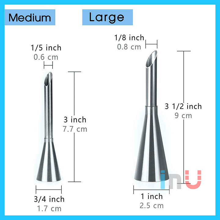 [Ảnh thật] HCM -Đui inox bơm nhân bánh su kem