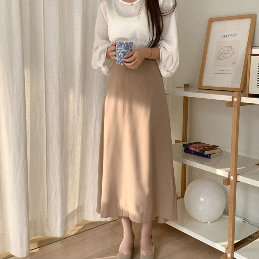 Chân Váy Chữ A Dáng Dài Lưng Cao Thời Trang 38401 38401 | BigBuy360 - bigbuy360.vn