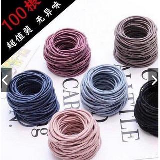 Hộp Dây Chun Buộc Tóc 100 Cái