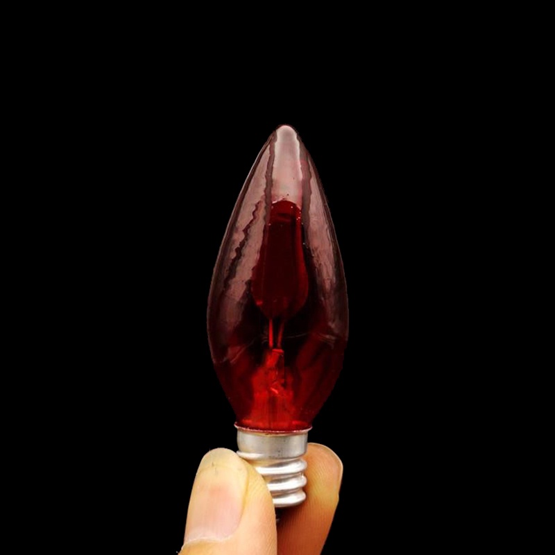 Bóng Đèn LED E12 E14 AC 220V Hình Ngọn Lửa Phong Cách Phật Giáo