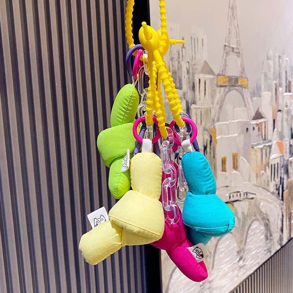 1 Móc Khóa Thắt Nút Xoắn Thủ Công Dễ Thương Sáng Tạo Cho Nữ