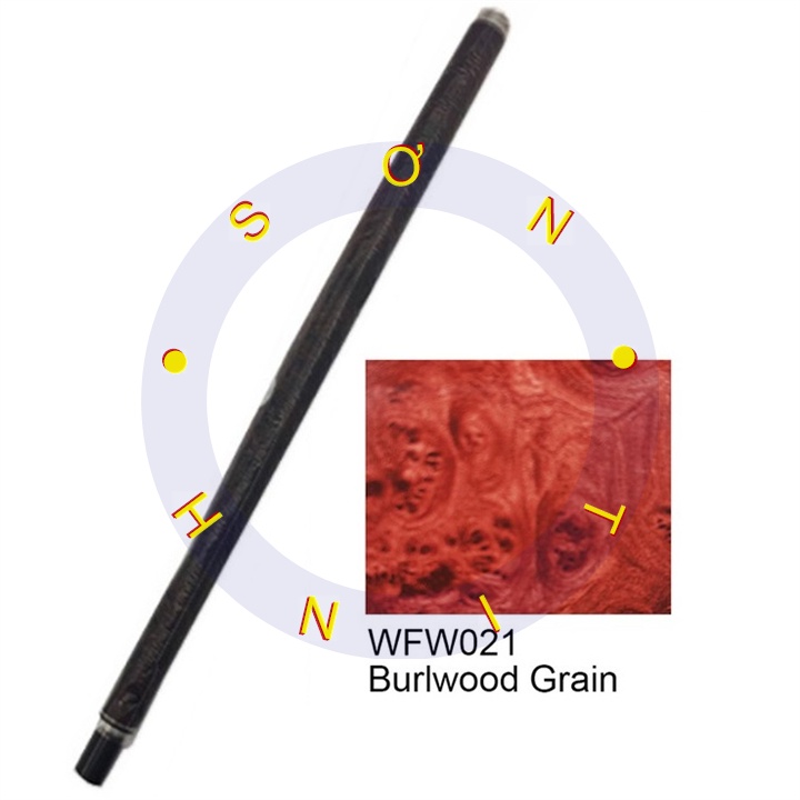 CUỘN PHIM NHÚNG SAMURAI CARBON VÂN GỖ ĐỎ WFW021 - MÀNG PHIM CHUYỂN NƯỚC
