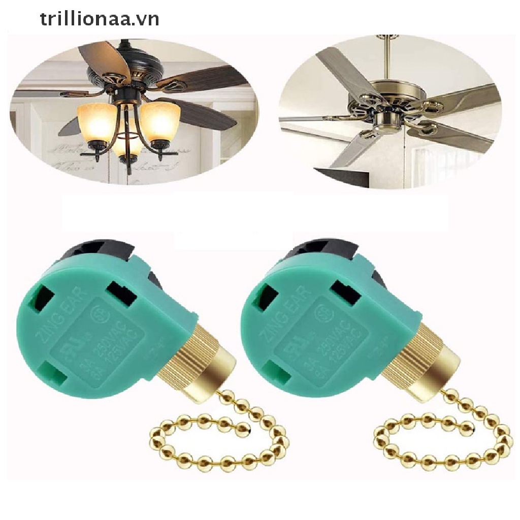 Công Tắc Điều Khiển Tốc Độ Quạt Trần 3 Tốc Độ ZE-268S6 4 Dây