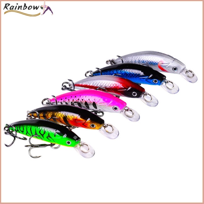 Mồi Câu Cá Giả Bằng Nhựa Cứng 6g / 6cm