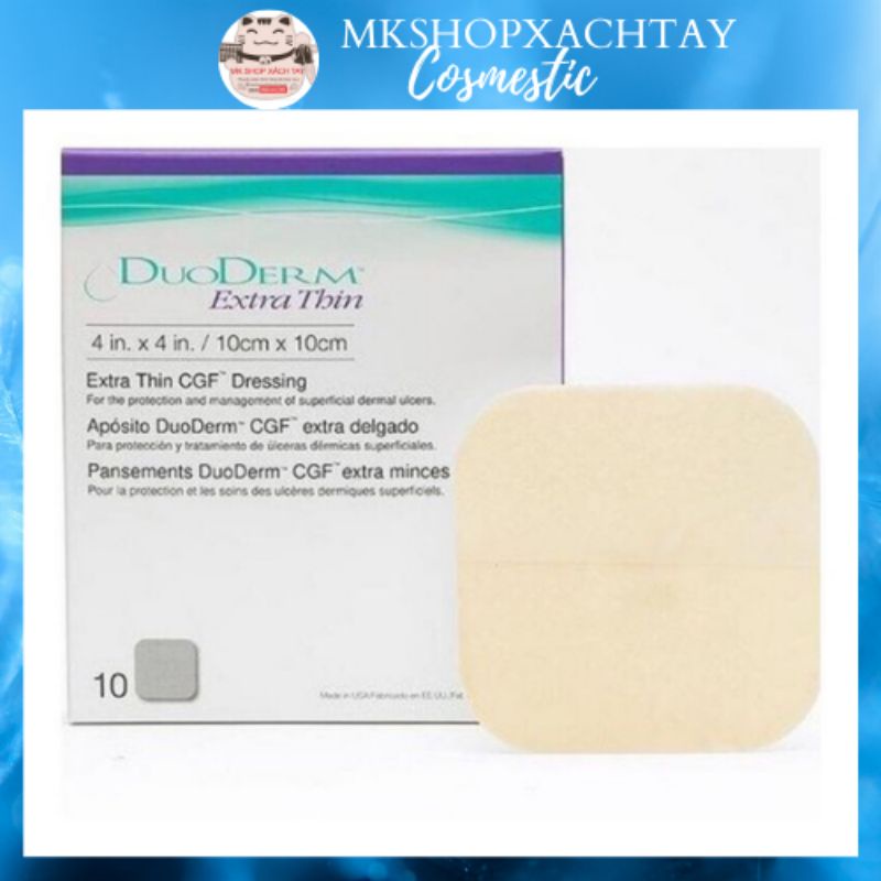 Miếng dán mụn Duoderm extra thin, chăm sóc da khỏi lo mụn mủ (1 miếng lẻ)