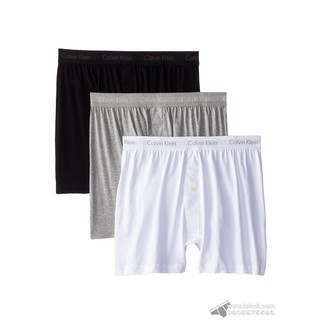 [AUT.] Quần boxer nam Calvin Klein NU3040 Cotton Classic Knit Boxer 3-pack Black/Grey/White