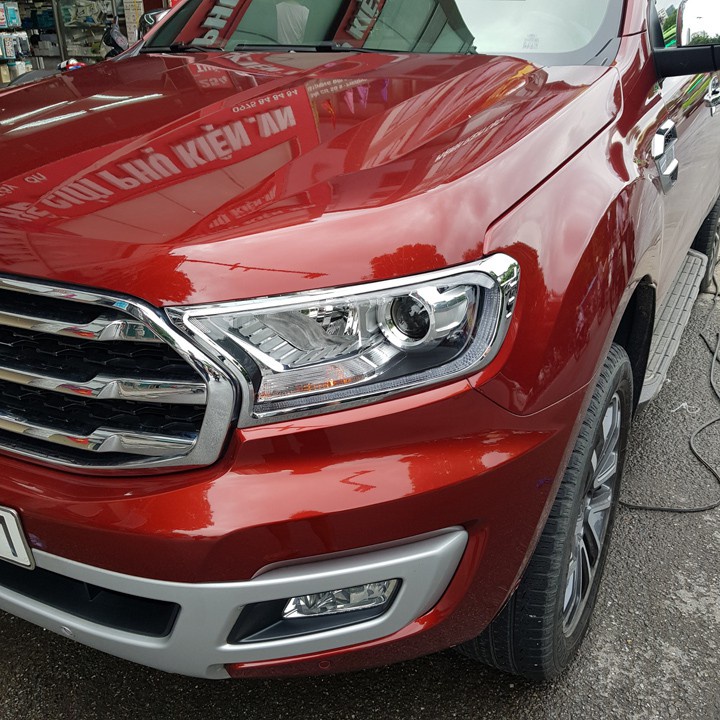 Ốp đèn pha hậu #Ford Everest 2016-2022 - hàng cao cấp